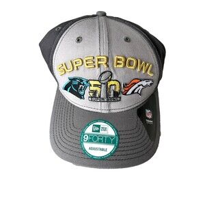 NFL Carolina Panthers Super Bowl 50 2016 Cap San Francisco Bay Area  Hat Gray